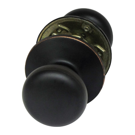 Schlage Schlage Plymouth Aged Bronze Passage Lockset 1-3/4 in. F10VPLY716